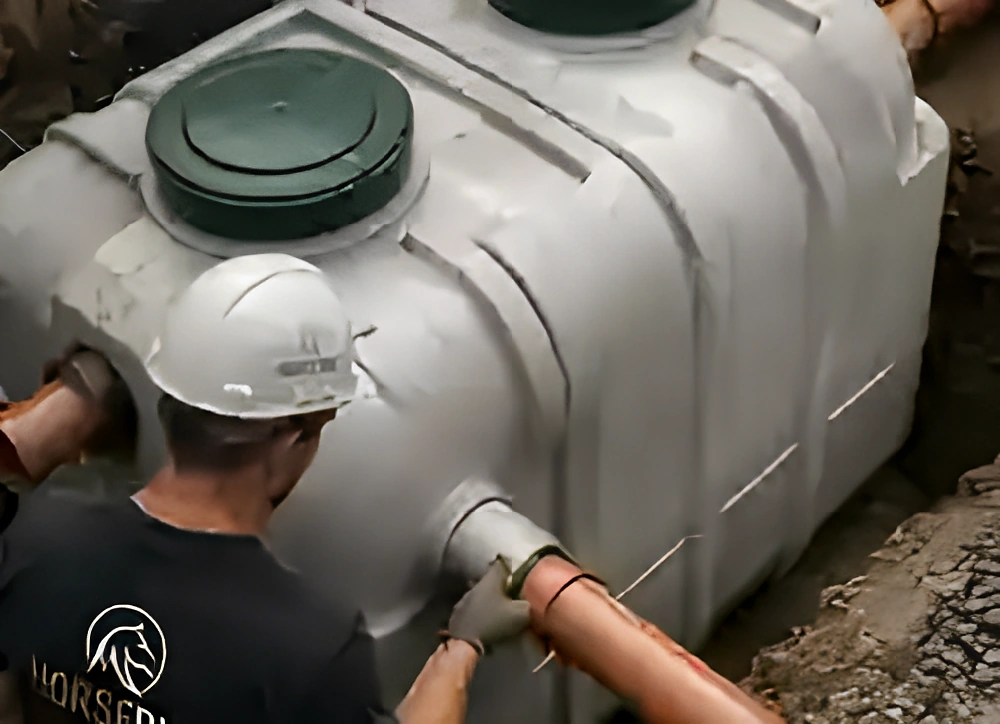 Podłączenia instalacyjne zbiornika